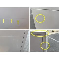 12人用シューズロッカー　※歪みあり　オープンタイプ　中棚付き　F-GE-491-0926A「オフィス家具のワンツーマート」の画像
