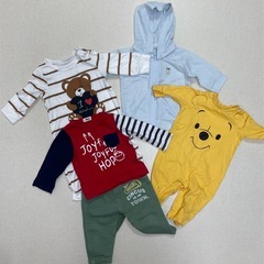 70 ベビー服　秋　冬　長袖の画像