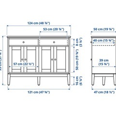 IKEA  イケア　イダネス　サイドボード　の画像