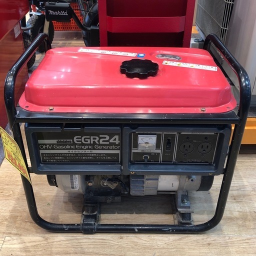 【店頭お渡し限定】（25-10-4）新ダイワ　発電機　60Hz　EGR24　※燃料計不良動きません