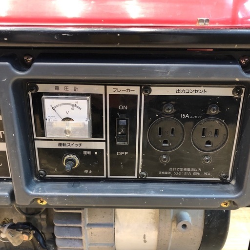 【店頭お渡し限定】（25-10-4）新ダイワ　発電機　60Hz　EGR24　※燃料計不良動きません