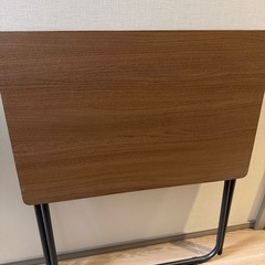 ニトリ　折りたたみテーブル&折りたたみいす椅子の画像
