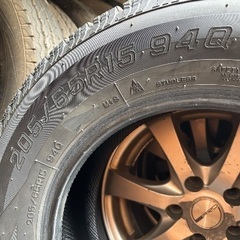 スタッドレスタイヤ　205/65r15 2023年製の画像