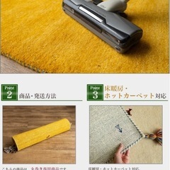 ギャッベ 玄関マット の画像