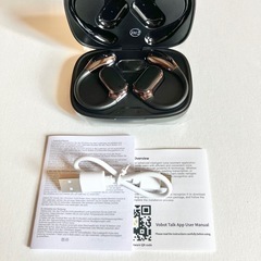 【ChatGPT搭載】AI翻訳イヤホン 150言語対応 耳掛け式 軽量5.5gの画像