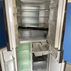 【大容量】SHARP 5ドア冷蔵庫 SJ-SV50F-C 2002年製 通電確認済み 495L 早い者勝ち 引取歓迎 配送OKの画像