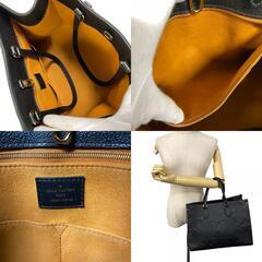 ルイヴィトン LOUIS VUITTON ハンドバッグ モノグラムアンプラント オンザゴーMM トート M45595 ブラックの画像
