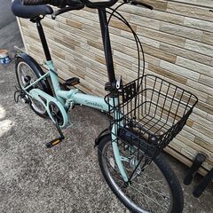 中古自転車 6段変速 20インチ 折り畳み 軽整備済み 防犯登録対応 町田市 相模原市 MM847の画像
