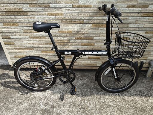 中古自転車 6段変速 20インチ 折り畳み 軽整備済み 防犯登録対応 町田市 相模原市 MM848