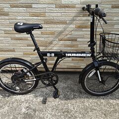 中古自転車 6段変速 20インチ 折り畳み 軽整備済み 防犯登録...