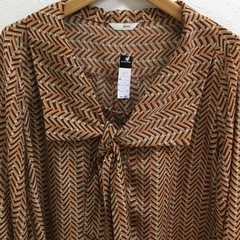 favori ブラウン　総柄　の画像