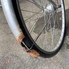 通勤通学用自転車27インチの画像