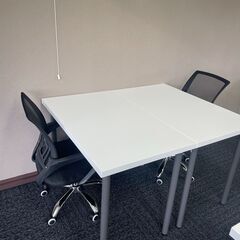 【新品未使用・まとめ売り】IKEAデスク20台＋チェア14脚セット｜引取限定｜市ヶ谷駅徒歩2分の画像