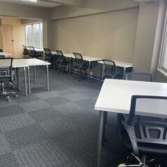 【新品未使用・まとめ売り】IKEAデスク20台＋チェア14脚セット｜引取限定｜市ヶ谷駅徒歩2分の画像