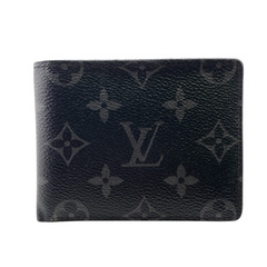 ルイヴィトン LOUIS VUITTON 二つ折り財布 ポルトフォイユスレンダー 札入れ M62294 ブラックの画像