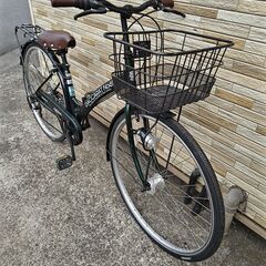 中古自転車 6段変速 27インチ LEDオートライト 軽整備済み 防犯登録対応 町田市 相模原市 MM849の画像