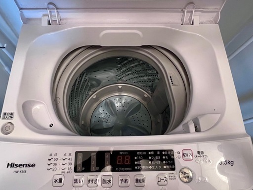 洗濯機　Hisense ハイセンス 5.5kg HW-K55E　