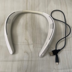JVC NAGARAKU ネックスピーカー　白の画像