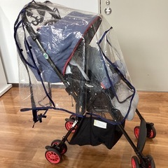 ベビーカー（雨カバー付き）【町田市再生家具】251951の画像