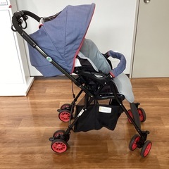 ベビーカー（雨カバー付き）【町田市再生家具】251951の画像
