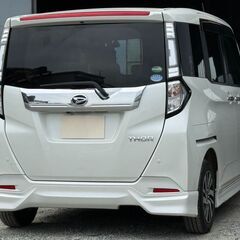 誰でも車が買える次世代低与信ローン専門店／ 安心の１年保証付き 距離無制限！中古車販売 カーメル小田原店 　H29年式　トール　カスタムG　SA2　フルモデリスタエアロ　両側パワースライドドア　ALPINEフリップダウンモニター　ストラーダSDナビ　Bluetoothオーディオ　バックカメラ　LEDヘッドライト ☆　の画像