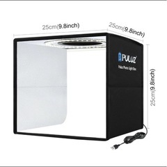 【新品・未使用】PULUZ写真スタジオライトぼボックスの画像