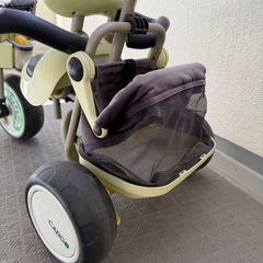 CARGO　アイデスカーゴ 三輪車 コントロールバー・カゴ付 取扱説明書付き 手押し棒の画像