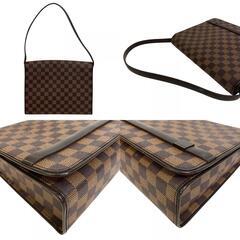 ルイヴィトン LOUIS VUITTON ショルダーバッグ ダミエ柄 トライベッカロン N51160 ブラウンの画像