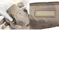 トリーバーチ Tory Burch トートバッグ ロゴ、スタッズ エラ グレーの画像