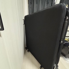 【売約済】アイリスオーヤマ　折りたたみベッド　ブラック　シングルの画像