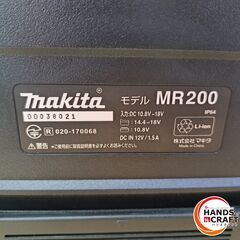 ✨マキタ　中古　MR200　充電式スピーカー　10.8V/14.4V/18V　本体＋アダプタ付✨うるま市田場✨の画像