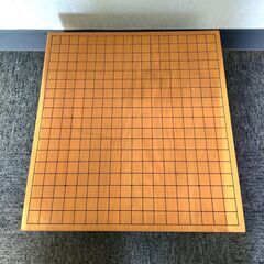 △ 囲碁盤 基盤 脚付き 高さ 21cm 幅 42cm 奥行 45.3cm 厚さ 18.2cm ひび、日焼け等あり 現状渡しの画像