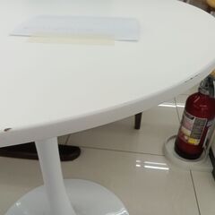 ★リユースのサカイ日立店★HJ7969  テーブル ホワイト H73×D60×W60 クリーニング済み の画像
