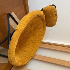 コーデュロイ調リラックスチェアの画像
