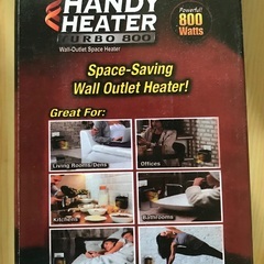 新品未使用　HANDYHEATER（ハンディーヒーター） TURBO800の画像
