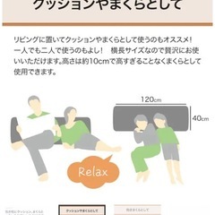 ニトリ　色々使える枕　枕とカバー２枚　の画像
