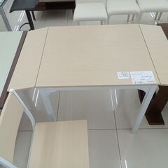 ★リユースのサカイ日立店★HJ7971 IKEA ダイニングセット ライトブラウン H76×D70×W80 クリーニング済み の画像