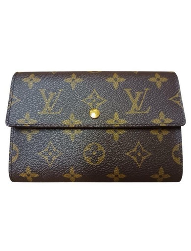 【ほぼ未使用】ルイ ヴィトン モノグラム ポルト トレゾーエテュイ パピエ 財布