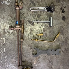 ◎安藤溶断機 ウェルディングパック ガス溶接機 ガス切断機 携帯用PAT No.949288【 動作 確認済】中古品の画像