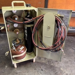 ◎安藤溶断機 ウェルディングパック ガス溶接機 ガス切断機 携帯用PAT No.949288【 動作 確認済】中古品の画像