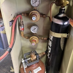 ◎安藤溶断機 ウェルディングパック ガス溶接機 ガス切断機 携帯用PAT No.949288【 動作 確認済】中古品の画像