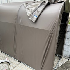 自転車のサイクルハウスの　の画像