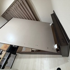 東京ベッド　収納付き　ダブルベッドの画像