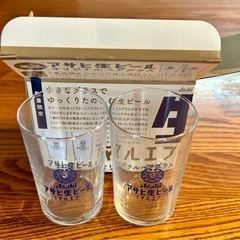 非売品　　生ビールオリジナルペアグラスの画像