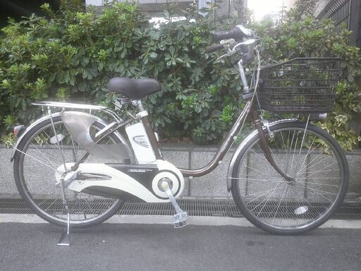 電動24インチ　税別￥45.273-　新基準パナソニックビビDX　良品8.9Ah 電動自転車　３ヶ月保証　ブラウン107