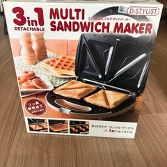 日立衣類スチーマー　着脱式マルチサンドメーカー　たこ焼き器の画像