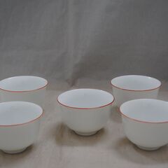 [1582J] 慶祝銘茶　翔　湯呑み 5個セットの画像