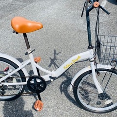 自転車20インチ折りたたみの画像
