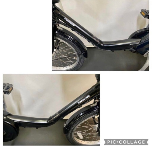 1年保証 送料無料　新型　パナソニック　ギュットミニ　黒色　電動アシスト自転車 g110