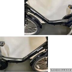 1年保証 送料無料　新型　パナソニック　ギュットミニ　黒色　電動アシスト自転車 g110の画像